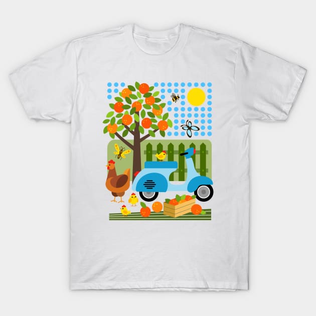 Scooter T-Shirt by AdrianaStore